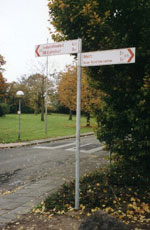 Fahrrad-Wegweiser in Meckenheim